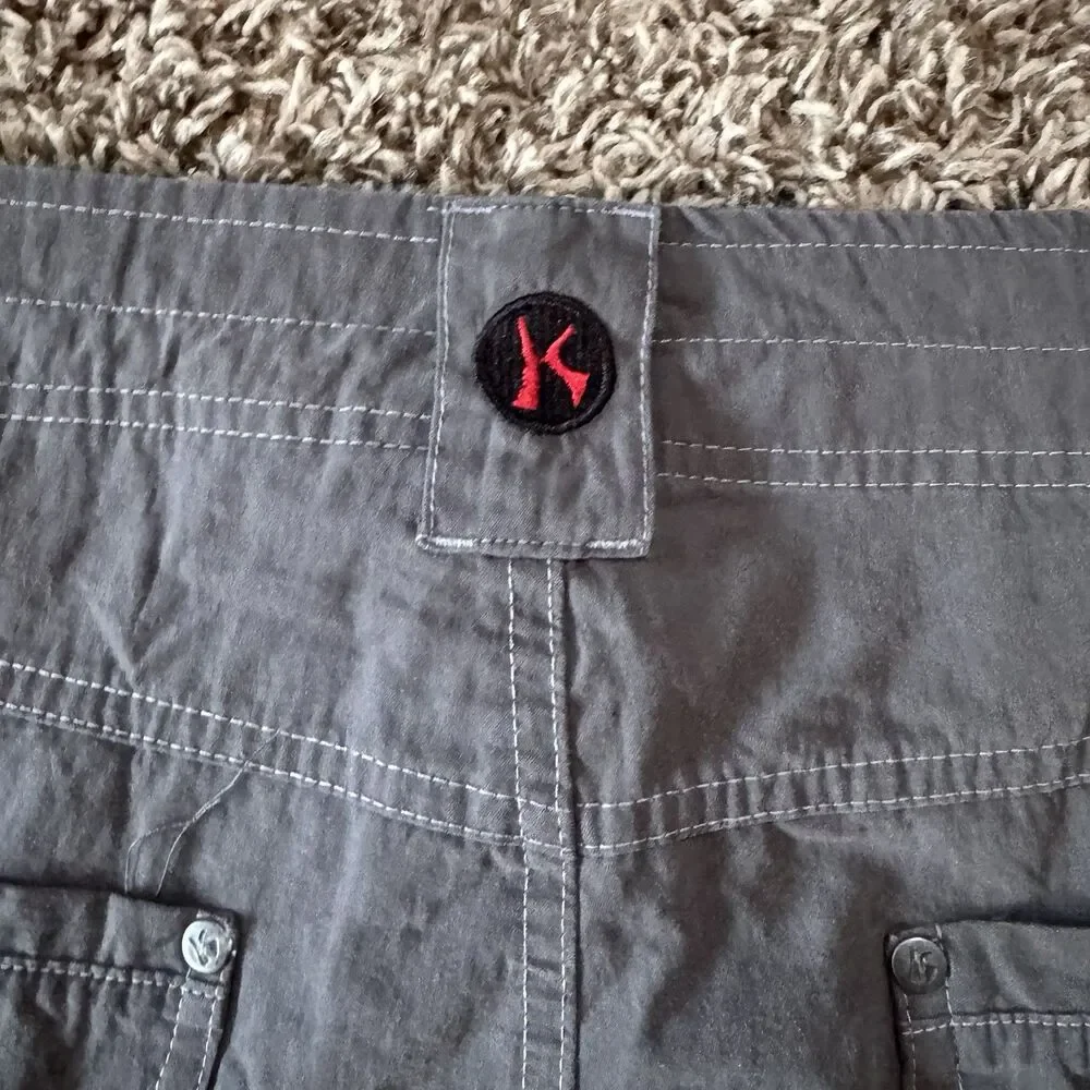 Killik Pants Mens 34x32 Hiking Articulated Knee Gorpcore Utility Grey
